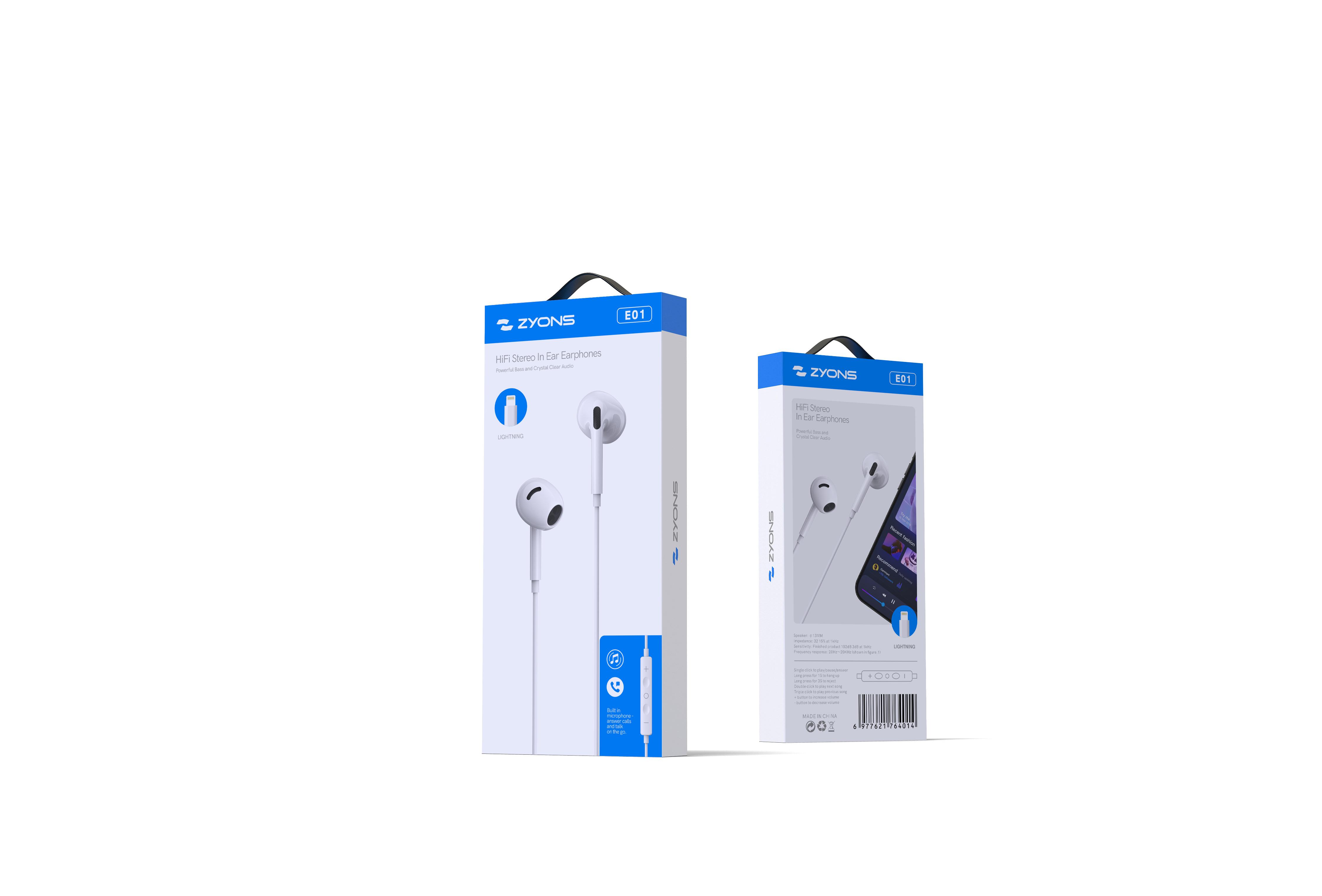 E01-Earphones Lihtning