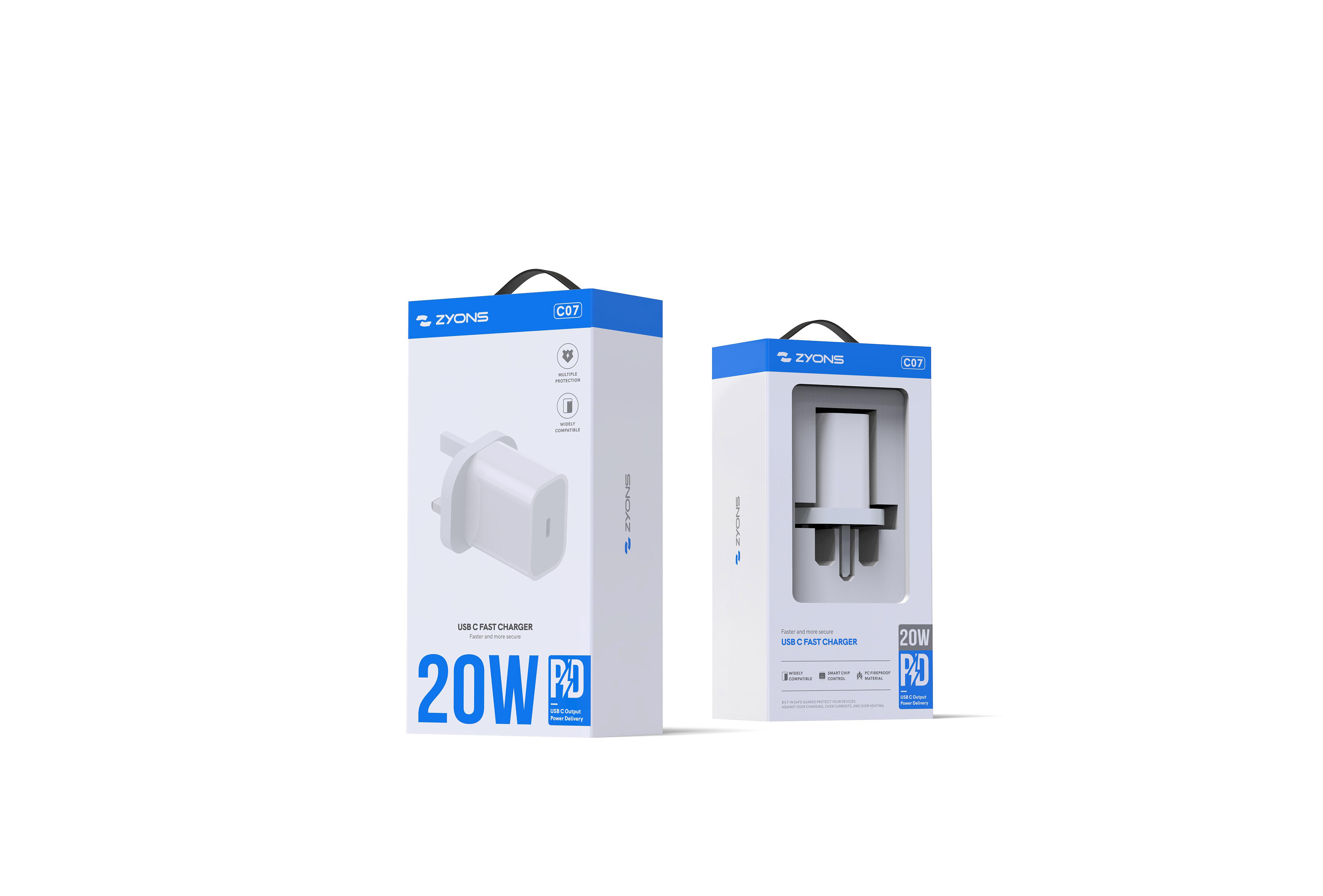 C07 Charger PD 20W & USB(C)