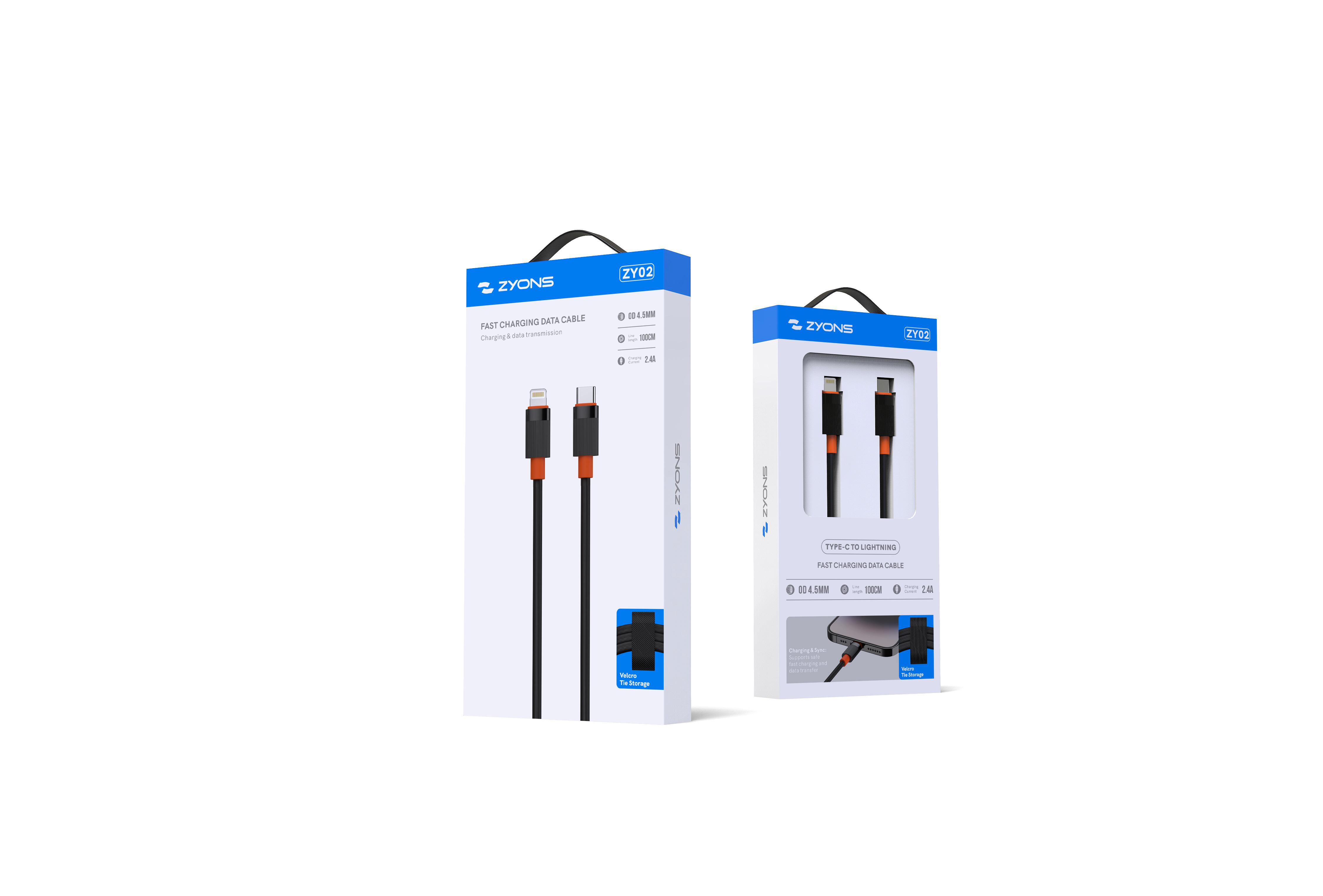 ZY02-3Data Cable Type-C to Lightning
