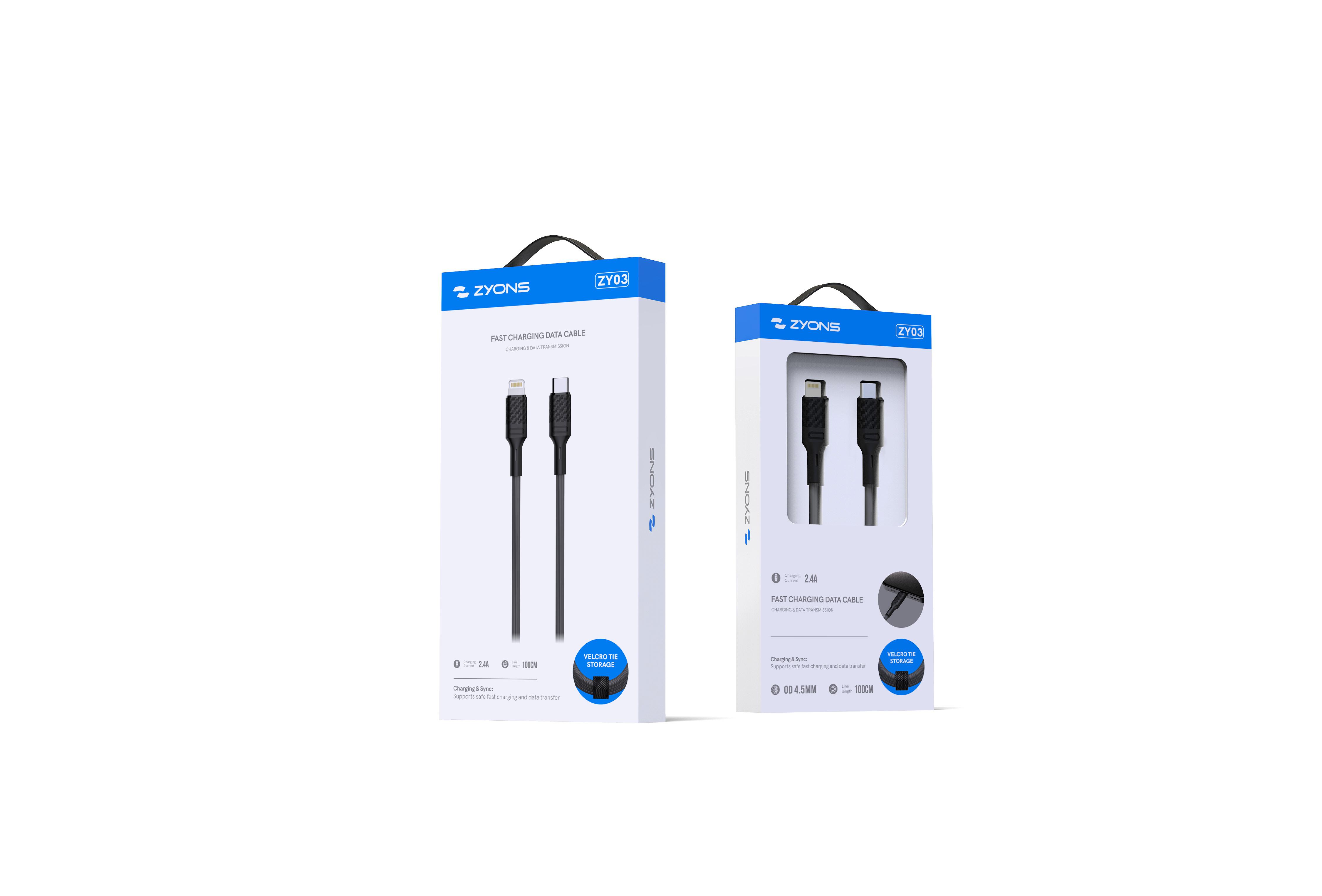 ZY03-3 Data Cable Type-C to Lightning